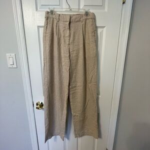 Old Navy Tan Wide-Leg Trousers